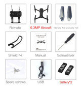 Eachine E58 WIFI FPV With Wide Angle HD Camera High Hold Mode Foldable Arm RC Quadcopter RTF Drone VS VISUO XS809HW JJRC H37