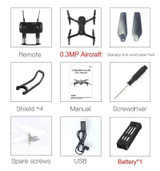 Eachine E58 WIFI FPV With Wide Angle HD Camera High Hold Mode Foldable Arm RC Quadcopter RTF Drone VS VISUO XS809HW JJRC H37