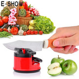 E-SHOW Home Smart Knife Sharpener Amolador de Faca Scissors Grinder Secure Suction Chef Pad Kitchen Sharpening Tool