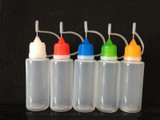 E-liquid Empty Bottle 3ml 5ml 10ml 15ml 20ml 30ml 50ml Needle Bottle for E Juice E Cigarettes Plastic Dropper Bottles Metal Tips