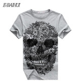 E-BAIHUI mens t shirts fashion Skull 3d t shirt men Hip Hop Men T-shirt Casual tops tees Fitness Skate Swag marcelo burlon Y049 E-BAIHUI mens t shirts fashion Skull 3d t shirt men Hip Hop Men T-shirt Casual tops tees Fitness Skate Swag marcelo burlon Y049