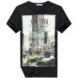 E-BAIHUI Brand mens t shirts marcelo burlon t shirt  casual tops tees Fitness Men cotton T-shirts Camisetas  Swag t shirt  Y050
