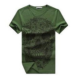 E-BAIHUI brand mens short t shirts Skull 3d t shirt men Hip Hop Men T-shirt Casual tops tees Swag marcelo burlon t-shirts Y049