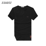 E-BAIHUI Brand Men Cotton and linen tops tees Clothing Male T-shirt Skate T-Shirts Fitness Swag  Moleton men t shirt  Y051