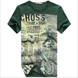 E-BAIHUI  Summer Men Cotton Clothing Dsq  T-shirtS Camisetas t shirt Fitness tops TeeS Skateboard Moleton mens t-shirts  Y032