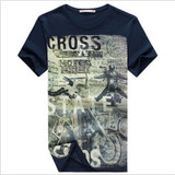 E-BAIHUI  Summer Men Cotton Clothing Dsq  T-shirtS Camisetas t shirt Fitness tops TeeS Skateboard Moleton mens t-shirts  Y032