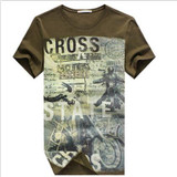 E-BAIHUI  Summer Men Cotton Clothing Dsq  T-shirtS Camisetas t shirt Fitness tops TeeS Skateboard Moleton mens t-shirts  Y032