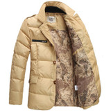 E-artist Men's Stand Casual Duck Down Jackets Coats Male Winter Warm Ultra-light Parkas Outwear Overcoats Plus Size 5XL Y5