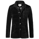 E-artist Men's Stand Velvet Duck Down Jackets Coat Male Business Casual Warm Parka Outwear Overcoat for Winter Plus Size 5XL Y36