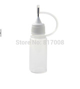E Cigarette bottle dropper bottle ecig oil empty plastic e-liquid bottle 10ml electronic cigarette pinhole metal needle liquid