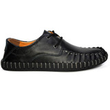 DXKZMCM Men Casual Shoes Genuine Leather Lace On Manual suture Driving Shoes Men Moccasins Loafers