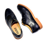 DXKZMCM Genuine Leather Business Brand Leather Men Shoes, Design Men Dress Shoes , Men Oxfords Formal Shoes