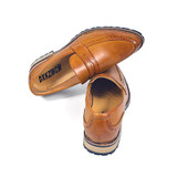 DXKZMCM 2017 Genuine Leather Men Brogues Shoes Lace-Up Bullock Business Dress Men Oxfords Shoes Male Formal Shoes