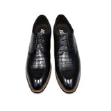 DXKZMCM Genuine Leather Men Shoes, Men Flats shoes, business dress shoes,Men oxford zapatos hombre