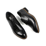 DXKZMCM Genuine Leather Men Shoes, Men Flats shoes, business dress shoes,Men oxford zapatos hombre