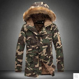 DWAYNE autumn Winter men Casual long Parkas Hooded Military camouflage plus size 5XL jacket cotton coat male zipper outwear blue
