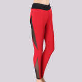 DutteDutta Women Red Mesh Patchwork Leggings Feminina Splice Pants Legging Sporting Leggins Fitness Elastic Workout Trousers DutteDutta Women Red Mesh Patchwork Leggings Feminina Splice Pants Legging Sporting Leggins Fitness Elastic Workout Trousers