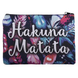 Jom Tokoy 2017 Hot Sale Travelling Makeup bag 3D Printing hakuna mata feathers Zipper square Cosmetic Bags Women