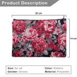 Jom Tokoy 2017 Hot Sale 3D Printing roses Zipper square Cosmetic Bags Women Travelling Makeup bag