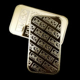 JOHNSON MATTHEY 24k GOLD Plated Bars,America JM Gold Plated Bars souvenir Coin.2pcs/lot