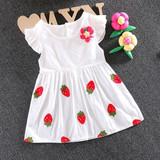 Infant Baby girl clothes summer brand cotton dress for toddler newborn baby girl wear clothing party princess tutu dresses dress