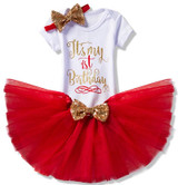 Infant Baby Flower Girl 1st One Birthday Outfits Romper Tutu Dress Kids Party Clothes For Girls Bebes Set Toddler Child Clothing
