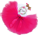 Infant Baby Flower Girl 1st One Birthday Outfits Romper Tutu Dress Kids Party Clothes For Girls Bebes Set Toddler Child Clothing