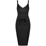 INDRESSME 2017 Women's Bandage Dress New Sexy Spaghetti Strap Deep V Backless Fashion Dress Bodycon Femme Vestidos Club Party