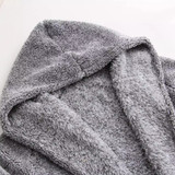 392-50-907 and the wind new winter leisure loose hooded cardigan coat Plush