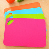 38x29cm Plastic Kitchen Chopping Board Flexible Soft Fruit Chopping Block Resistant Cutting Board Kitchen Cooking Tools ZL296
