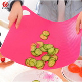 38x29cm Plastic Kitchen Chopping Board Flexible Soft Fruit Chopping Block Resistant Cutting Board Kitchen Cooking Tools ZL296