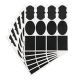36pcs Waterproof Mason Jar Bottle Stickers Labels Home Kitchen Jars Stickers Chalkboard Lables Tags Can Be Reused 3 Style