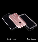 360 Degree Full Body Protection Cover Case For iPhone 7 7 plus 6S 6 plus 5 5S SE Transparent Clear Soft TPU Silicone Phone Case