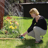 360 Degree Automatic Plastic Sprinkler Spray Nozzle Lawn Garden Irrigation Sprinkler Rotating Plant Watering Drippers