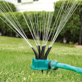 360 Degree Automatic Plastic Sprinkler Spray Nozzle Lawn Garden Irrigation Sprinkler Rotating Plant Watering Drippers