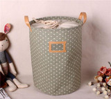 35x45cm Pastoral Laundry Basket With Cover Washing Laundry Bag Hamper Storage Dirty Clothing Bags Toy Storage Bag UIE629