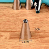 35pcs/Sets Stainless Steel Pastry Tips Cake Decorating Tools Icing Piping Nozzles Baking Bakery Confectionery Pastry Too