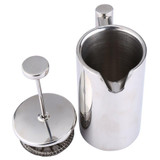 350ML 800ML 1000ML Stainless Steel French Cafetiere Permanent Coffee Filter Baskets Espresso Maker with Double Wall