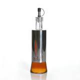 350ml 5 color Kitchen supplies stainless steel glass oiler sauce pot oil bottle seasoning box pot of vinegar oil vinegar bottle