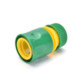 34mm 1/2" Quick Yellow Water Connector Adaptor Hose Pipe Fitting Set Garden Lawn Tap Water Pipe Connector