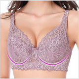 34 36 38 40 42 44 B C D E cup Brand sexy women how out lace intimates push up bra ladies lingerie transparent big size bra 3306