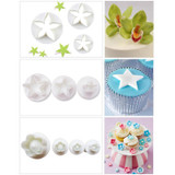33pcs/set Sugarcraft Cake Decorating Fondant Plunger Cutters Cake Tools Cookie Biscuit Cake Mold Baking Accessories
