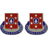 337th Engineer Battalion Unit Crest (Keystone Engineers)