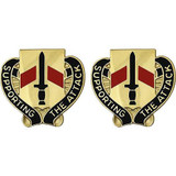 334th Support Battalion Unit Crest (Supporting The Attack)