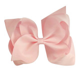 32 Pieces/lot 6" Ribbon Hair Bows With Hair Clips For Kids Girls Handmade Plain Ribbon Jumbo Bows Hair Barrette Hair Accessories