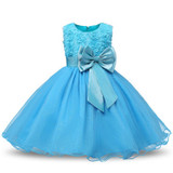 Baby Kids Princess Christmas Dresses For Girl Party Costume Children's Girl Clothing Formal Teenagers Prom Gown Size 2-13 Years