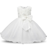 Baby Kids Princess Christmas Dresses For Girl Party Costume Children's Girl Clothing Formal Teenagers Prom Gown Size 2-13 Years
