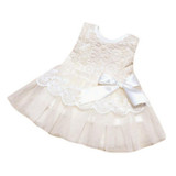 Baby Kids Princess Dress Party Tutu Dress Girls Lace Bowknot Flower Dress Children Clothes Vestido