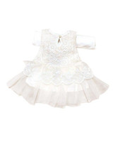 Baby Kids Girls Stylish Princess Formal Party Lace Bowknot Flower Tutu Dress Clothes
