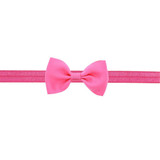 Baby Kids Girls Mini Bowknot Hairband Elastic Headband Bow stretch hair accessories Sweet Children's Elastic Force Headwear